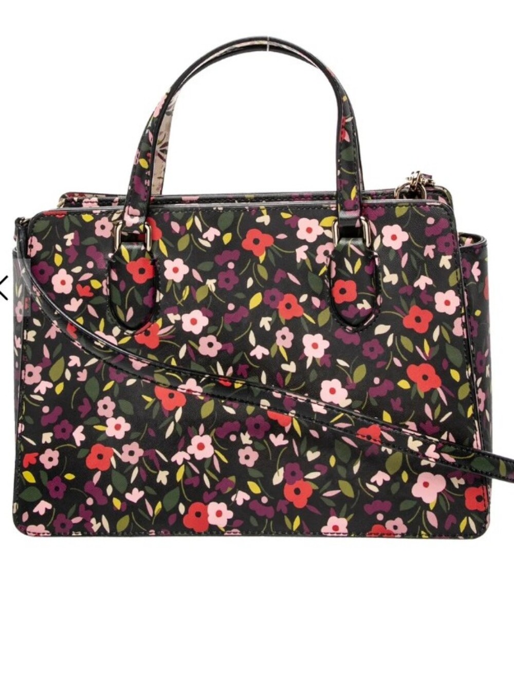 Kate Spade-Laurel Way Reese Floral Satchel-Croasbody Bag 🌺🥀 - Picture 9 of 10